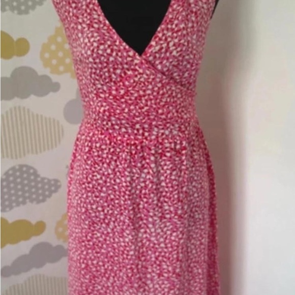 Elegant Pink Patterned Women's Dress - Picture 1 of 3